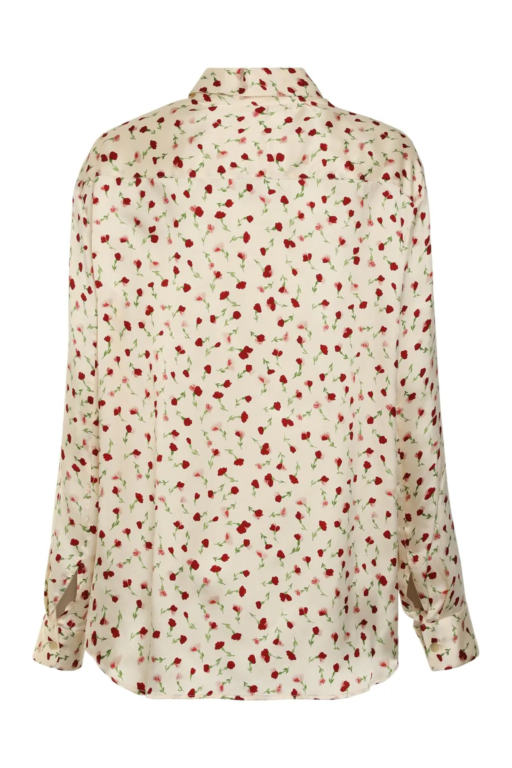 Floral Print Silk Shirt