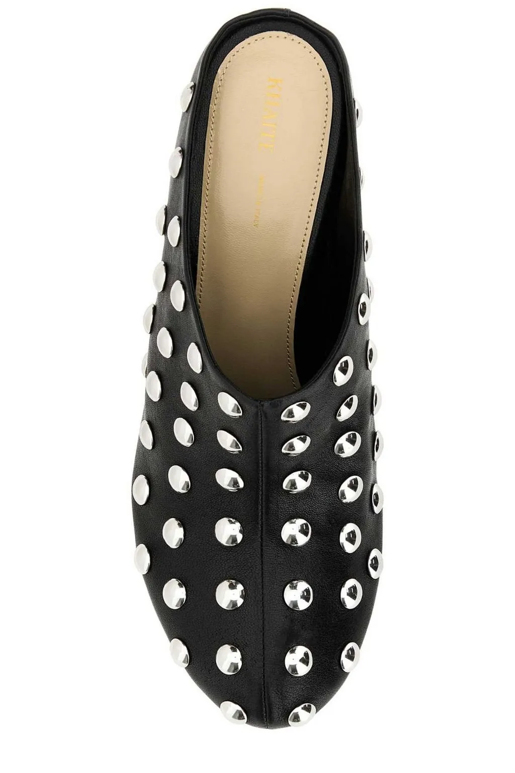 Studded Wedge Mules