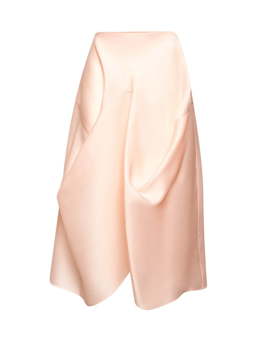 Asymmetric Draped Skirt