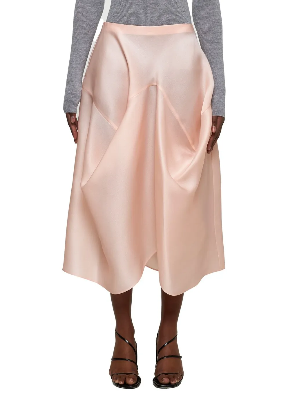 Asymmetric Draped Skirt