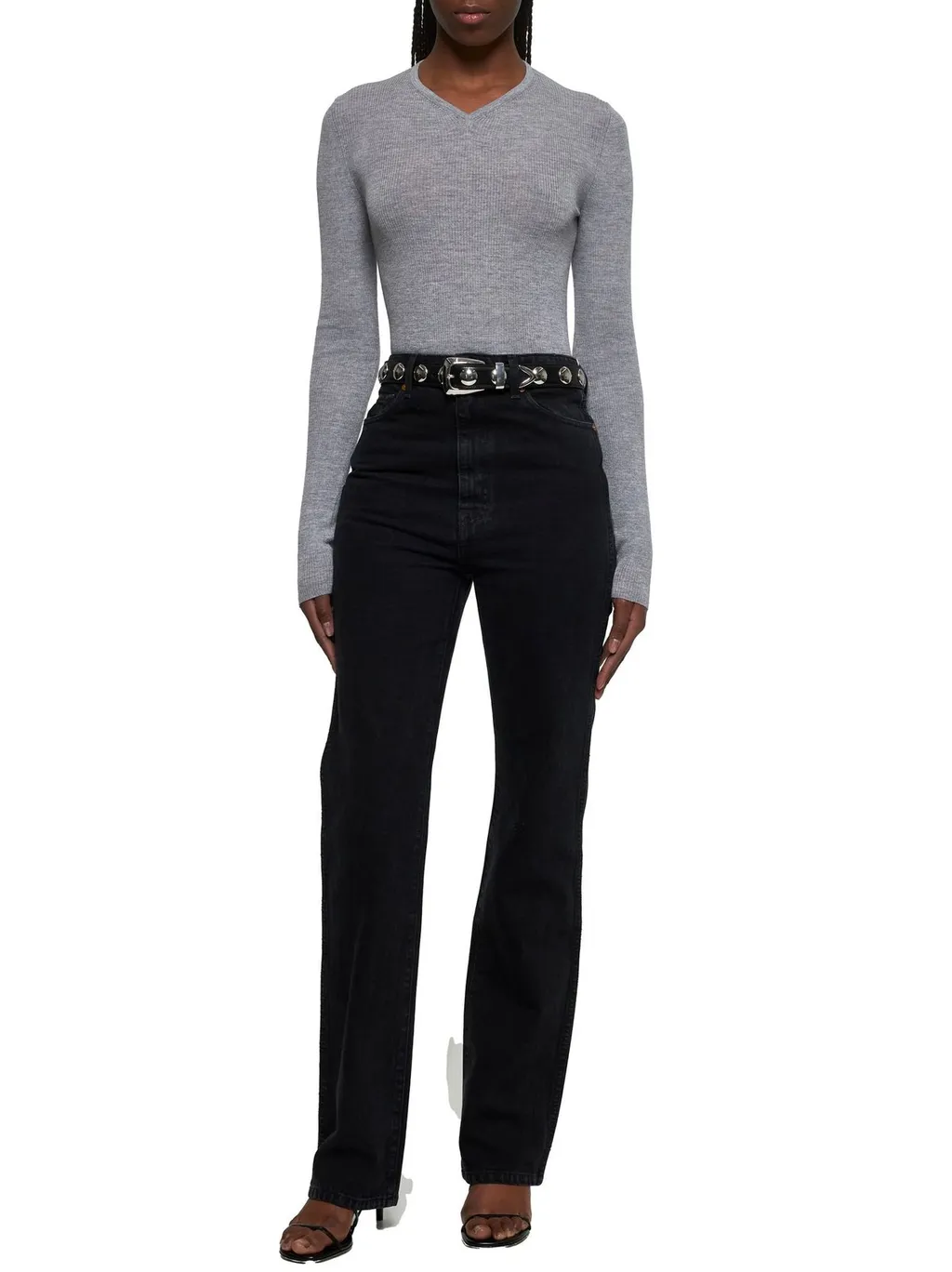 Long Sleeve V-Neck Top