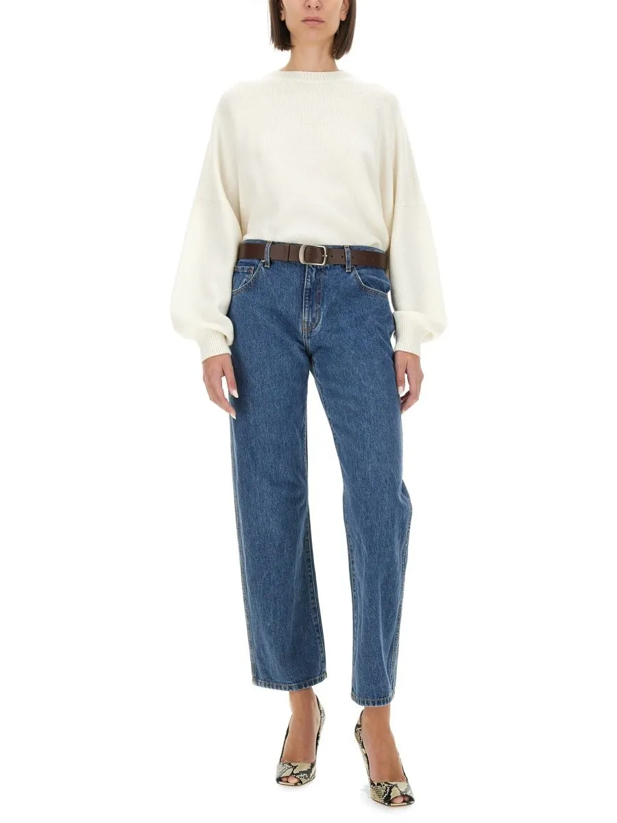 Sweater With Balloon Sleeves