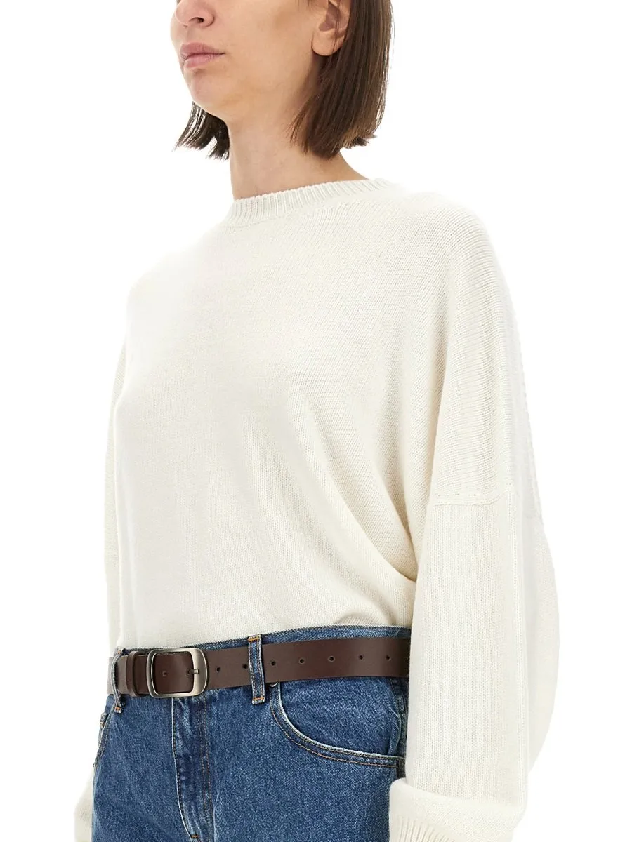 Sweater With Balloon Sleeves
