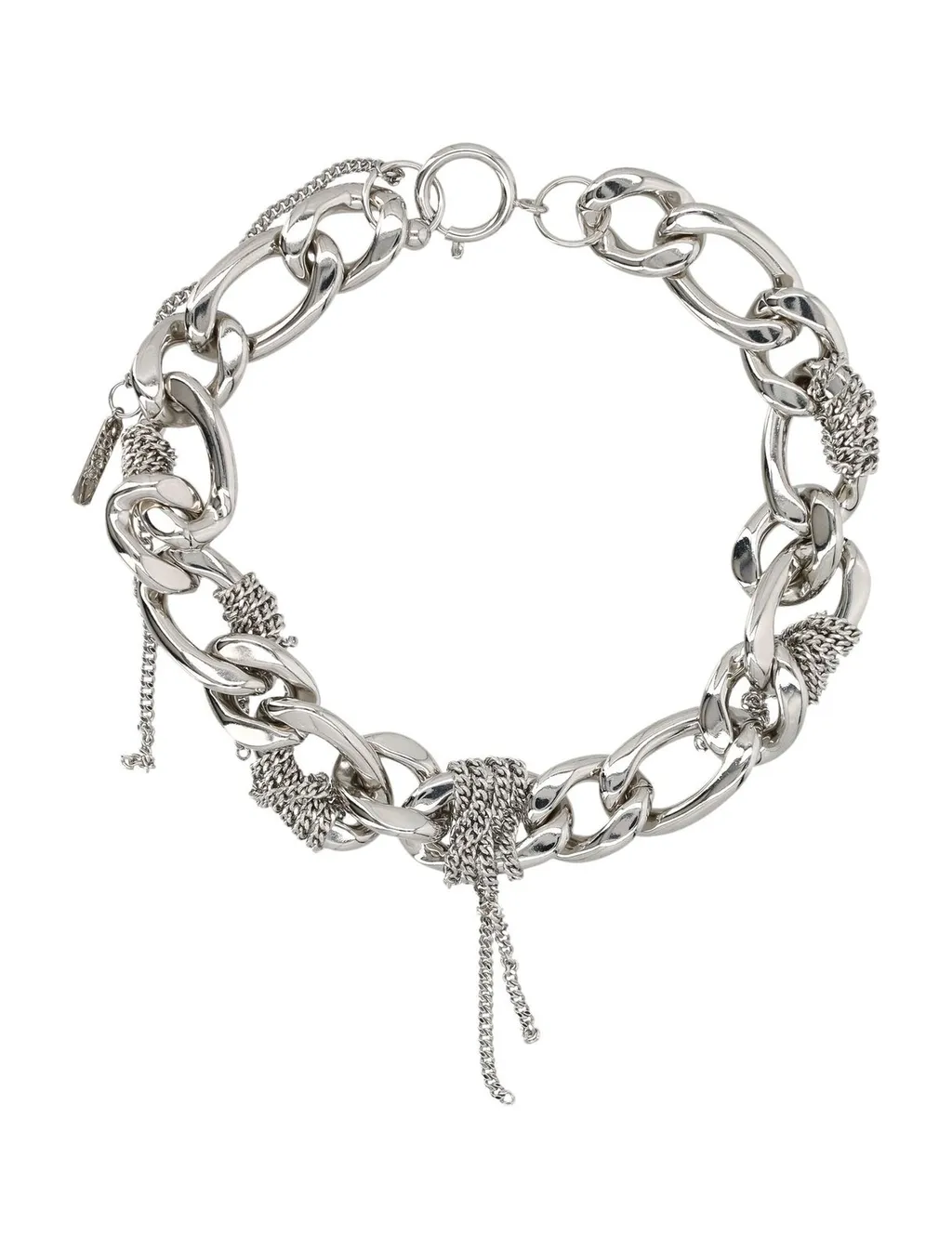 Chunky Chain Necklace With Tassel Details