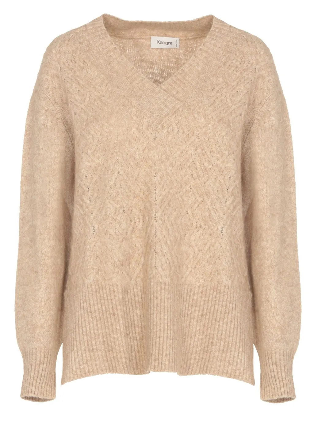 V-Neck Knit Sweater