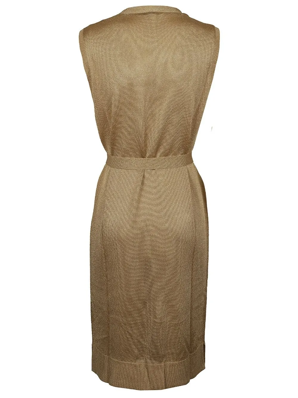 Sleeveless Long Cardigan