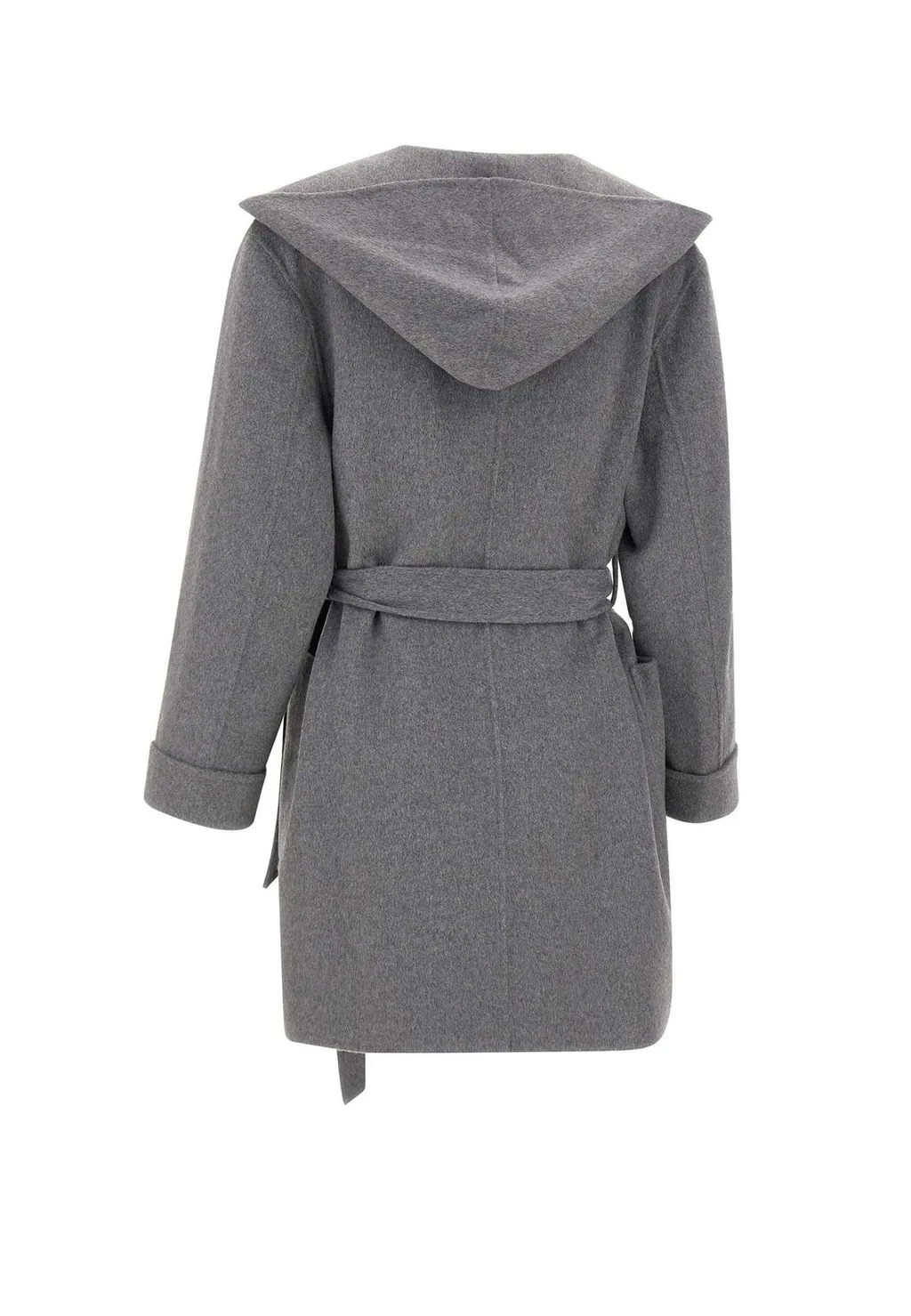Hooded Belted Coat
