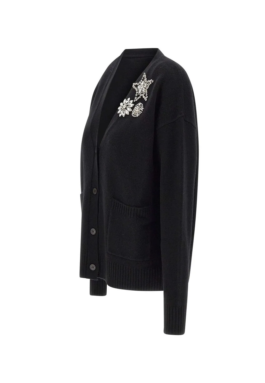 Embellished V-Neck Cardigan