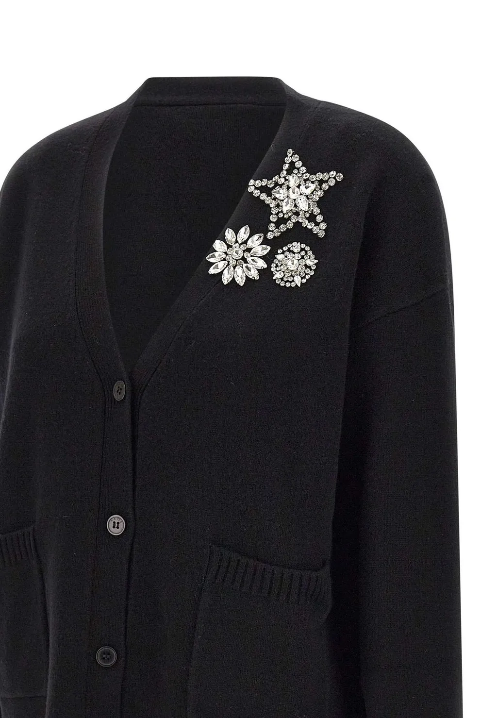 Embellished V-Neck Cardigan
