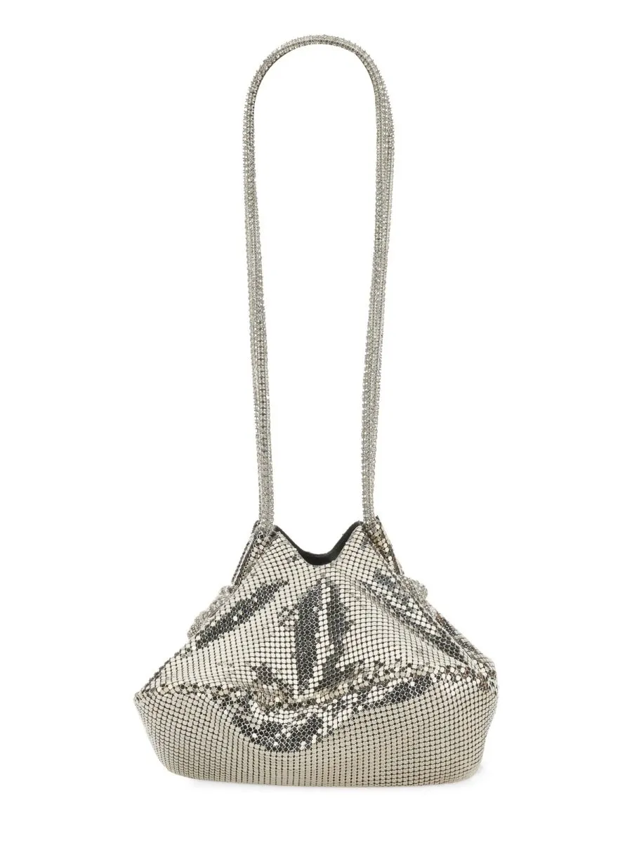 Mesh Drawstring Pouch Bag