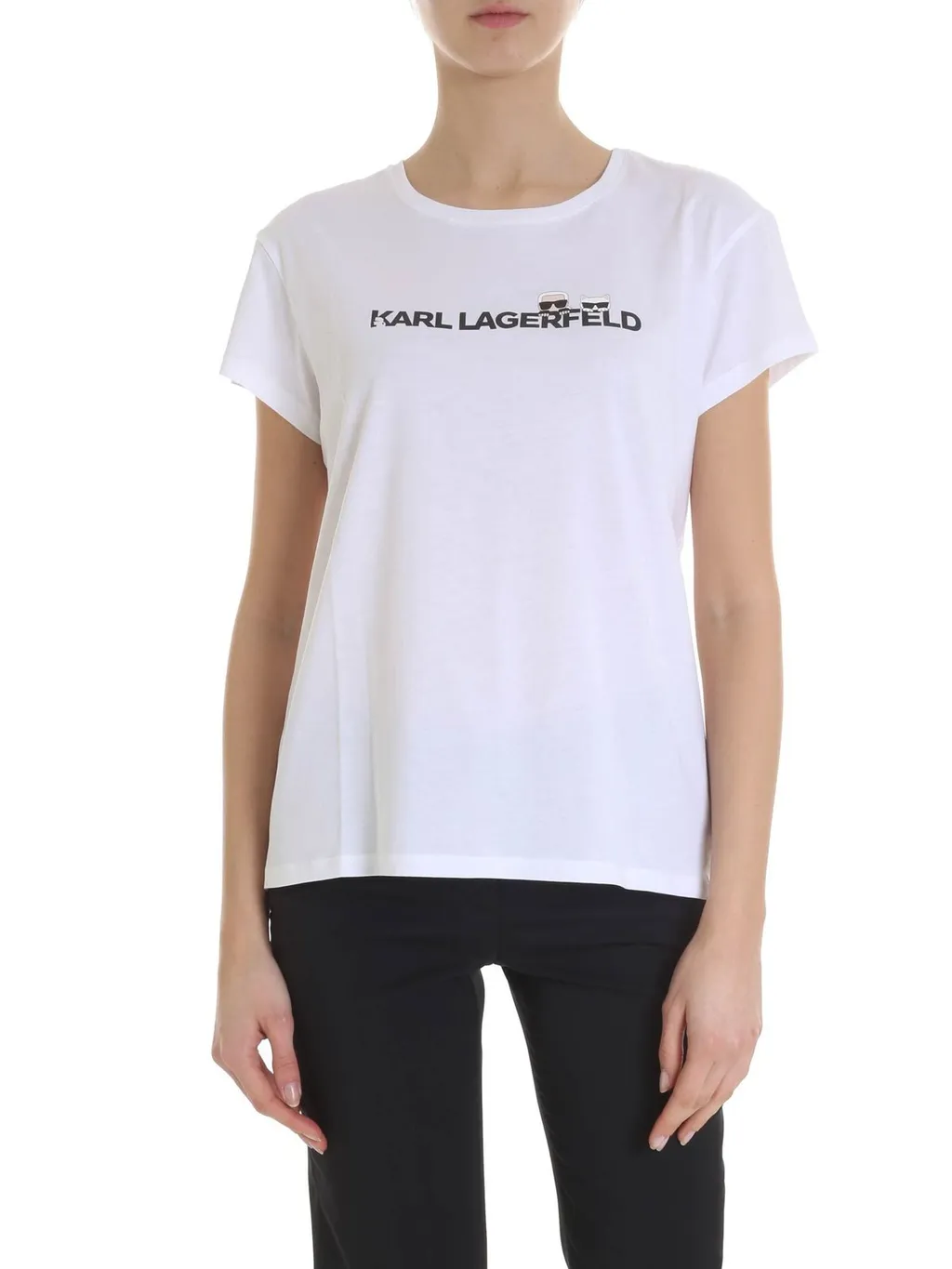 T-Shirt With Karl Lagerfeld Logo