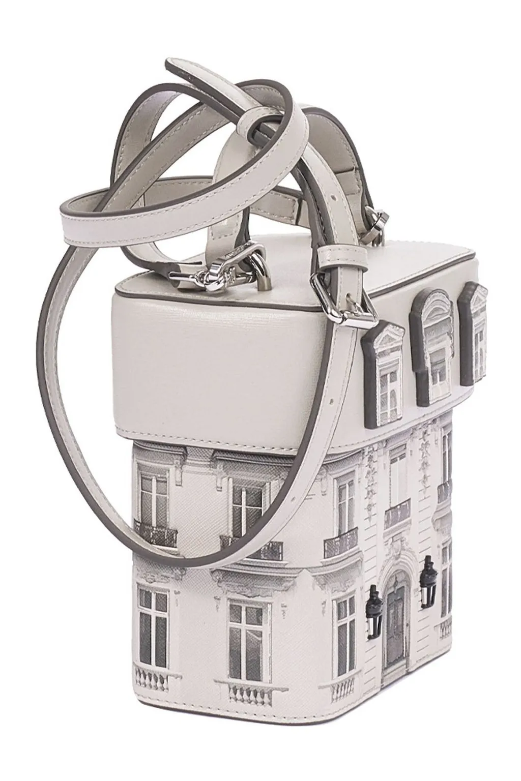 Building Print Crossbody Bag