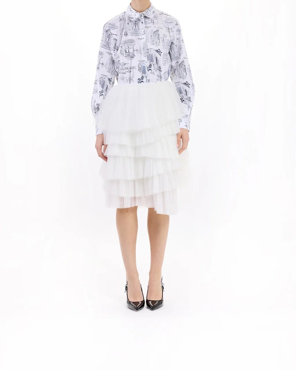 Tiered Tulle Skirt