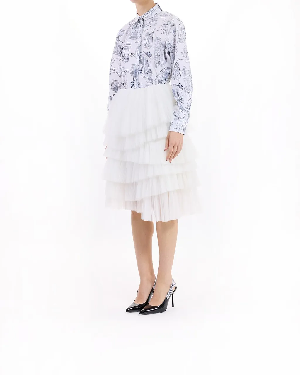 Tiered Tulle Skirt