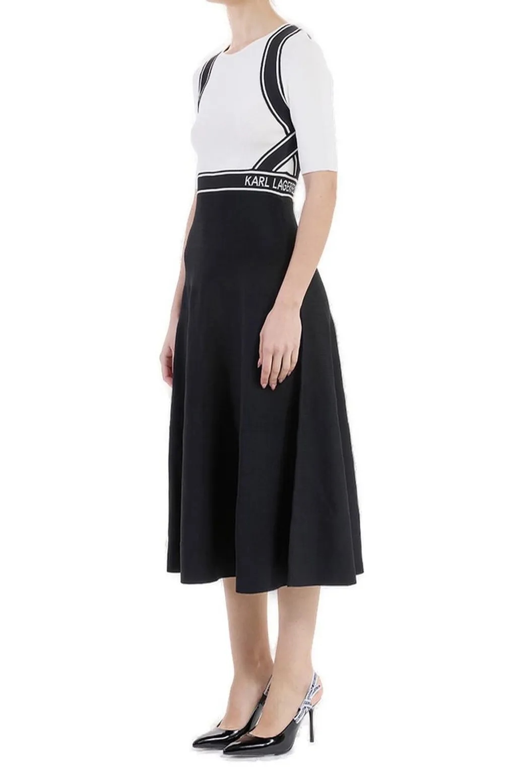 Colorblock Knit Dress