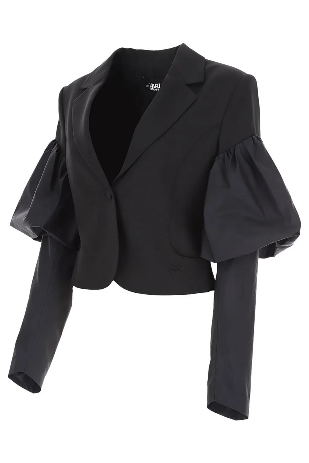 Blazer With Balloon Sleeves