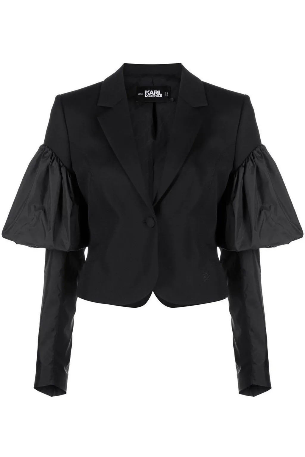 Blazer With Balloon Sleeves