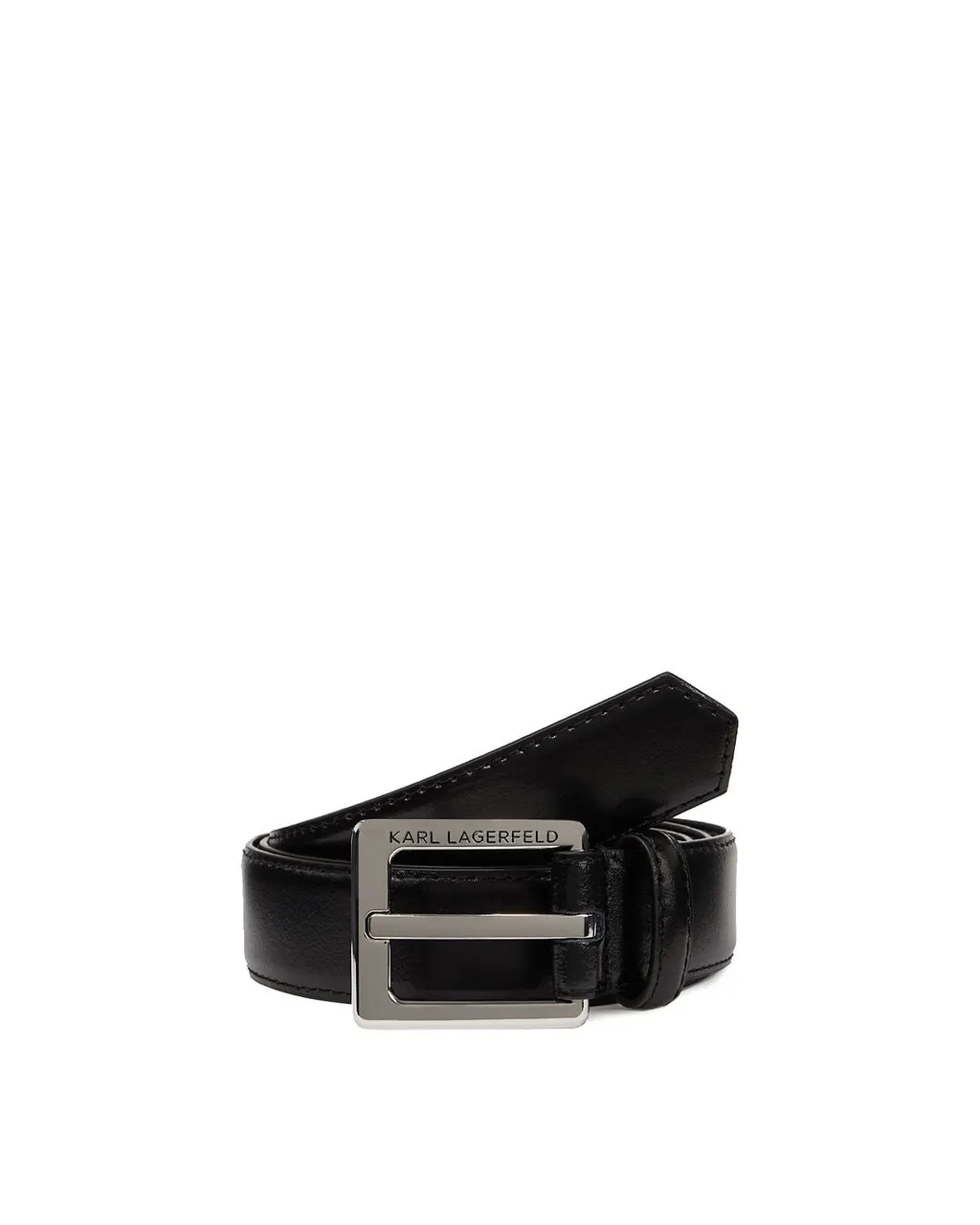 Belt With Logo Buckle
