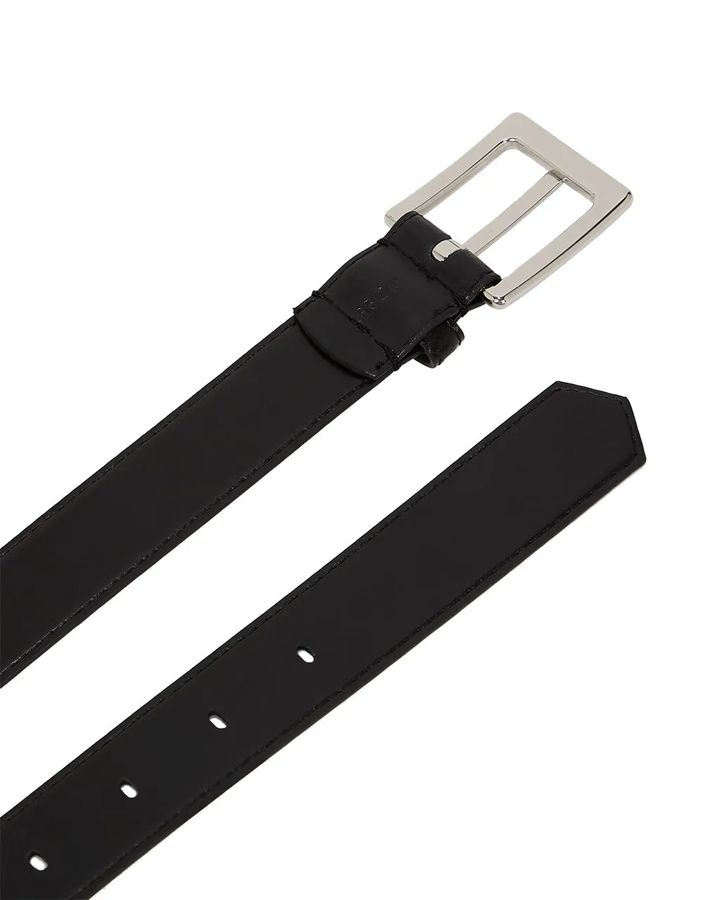 Belt With Logo Buckle