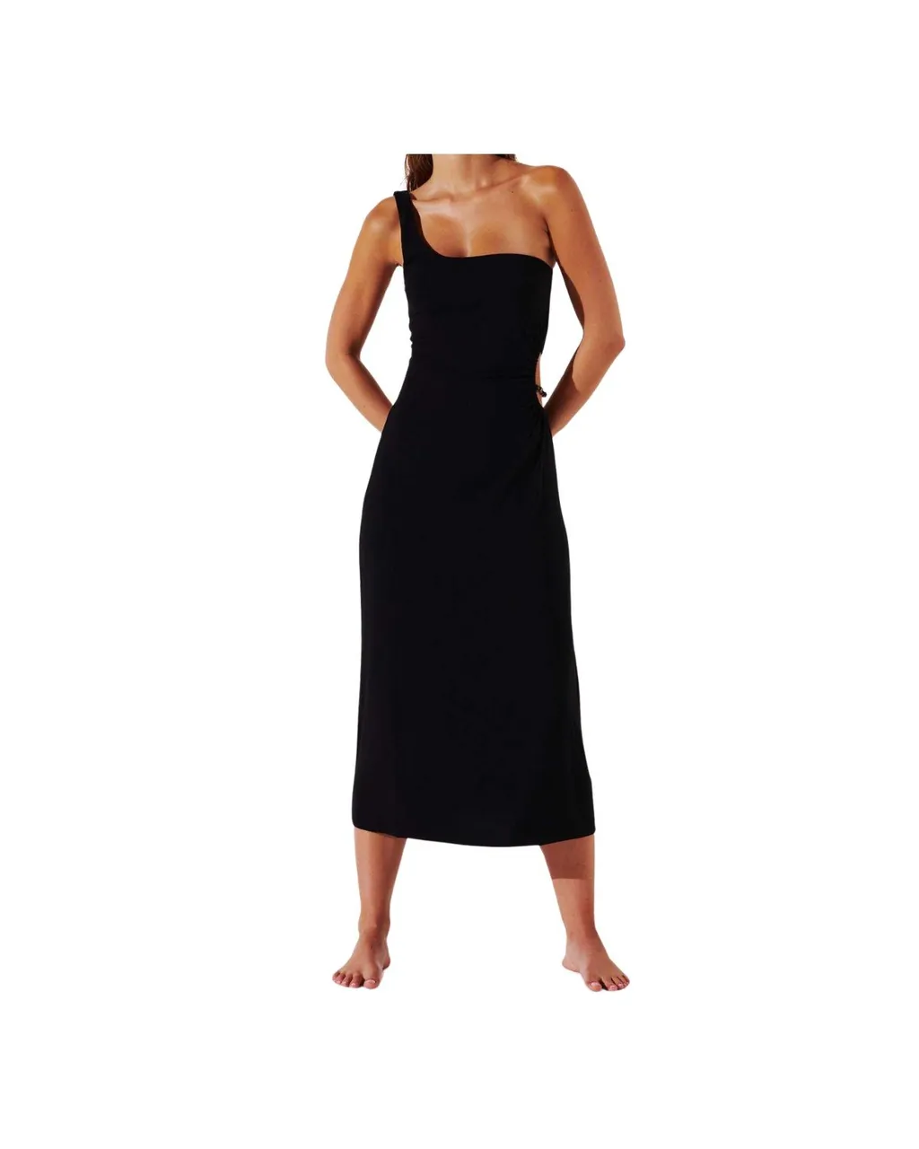 One Shoulder Maxi Dress