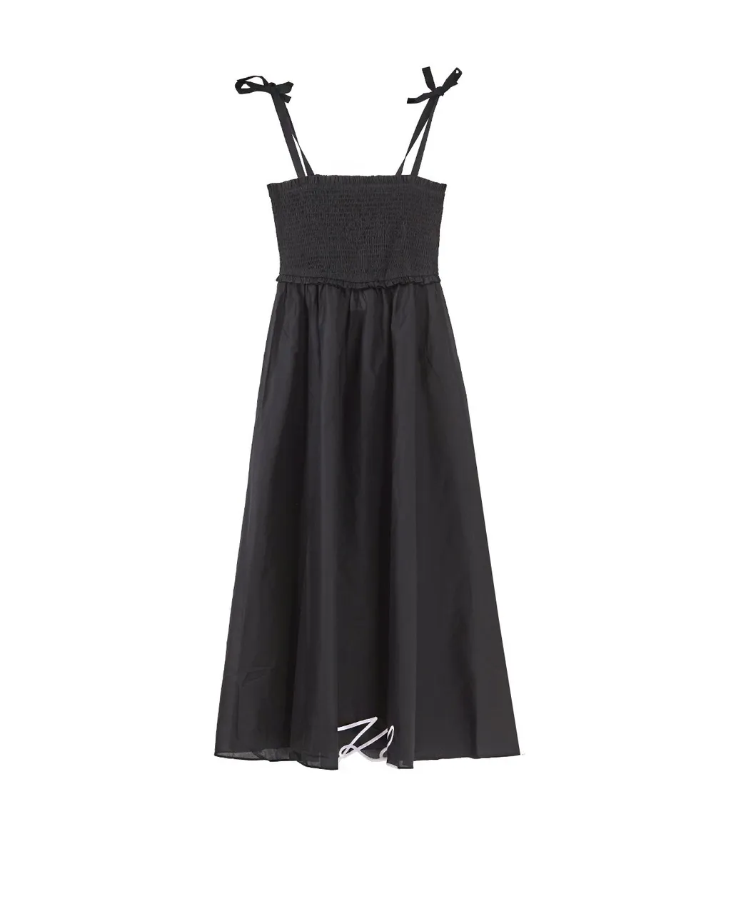 Smocked Midi Dress
