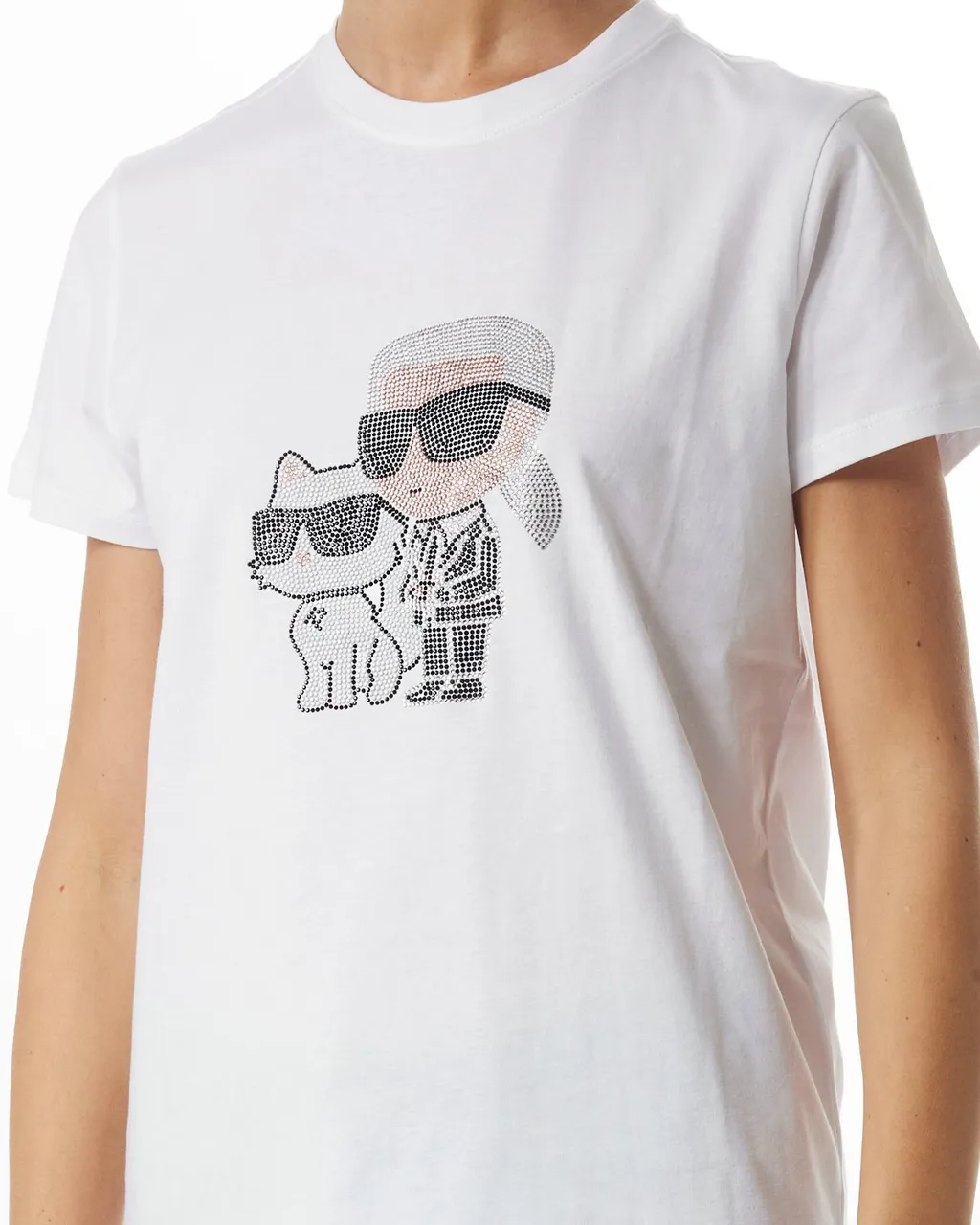 Karl Lagerfeld & Choupette Graphic T-Shirt