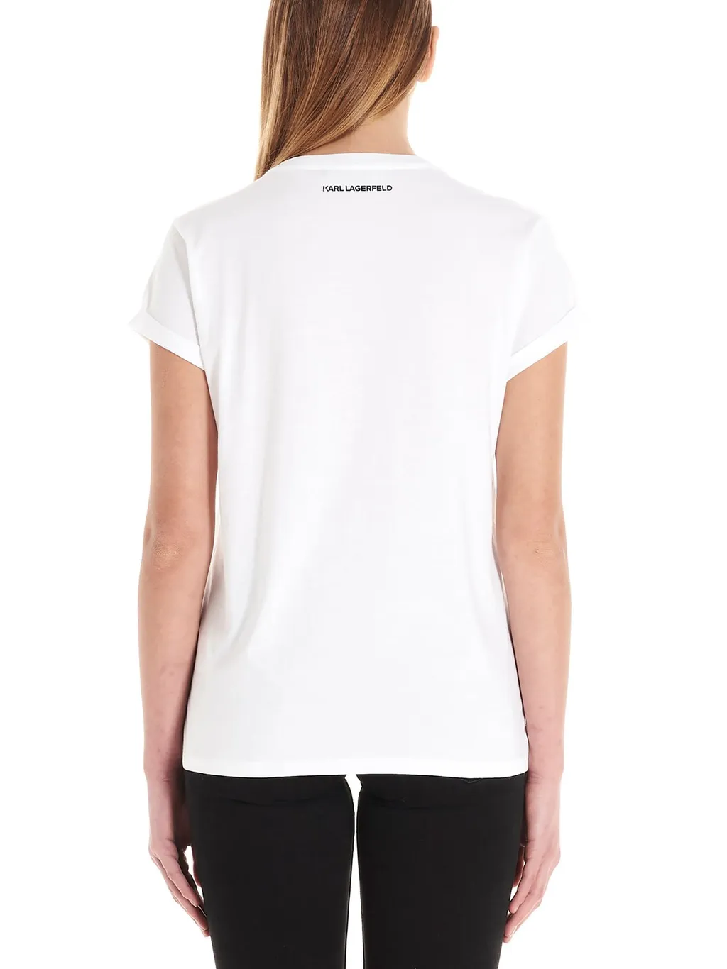 T-Shirt With Karl Lagerfeld Pocket Print