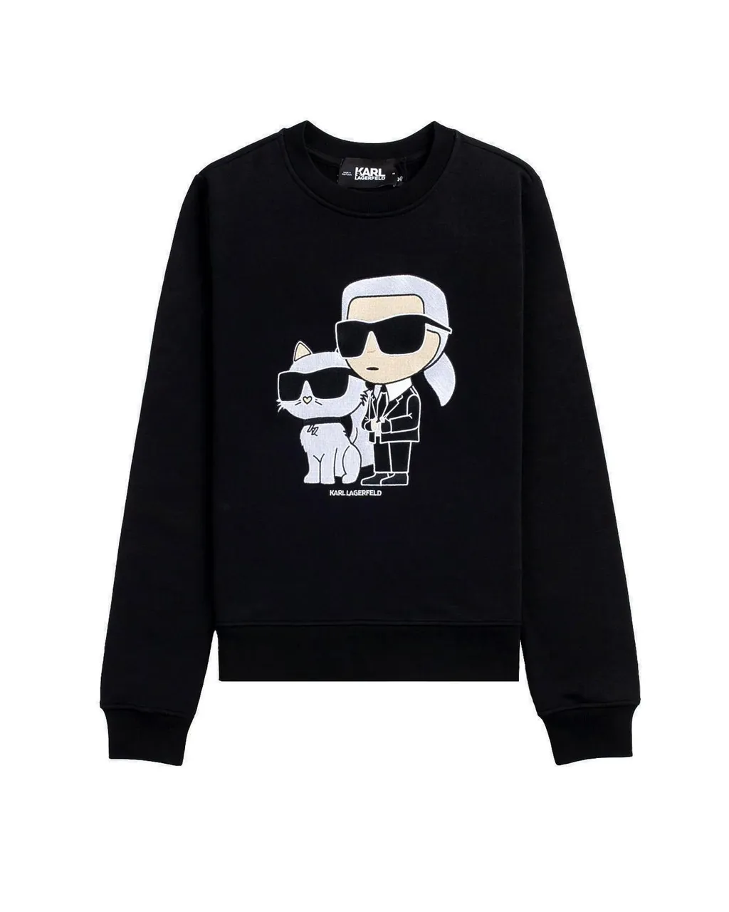 Sweatshirt With Karl Lagerfeld And Choupette Graphic