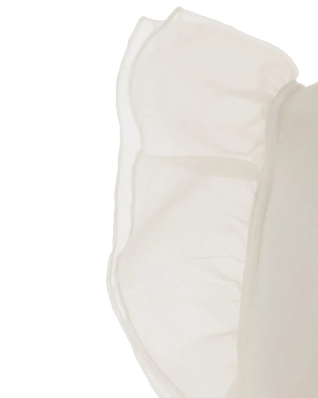 Top With Ruffled Sleeves