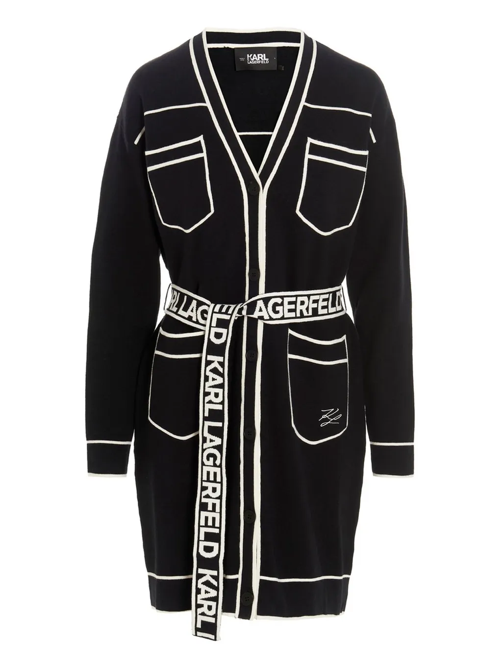 Cardigan Dress With Belt