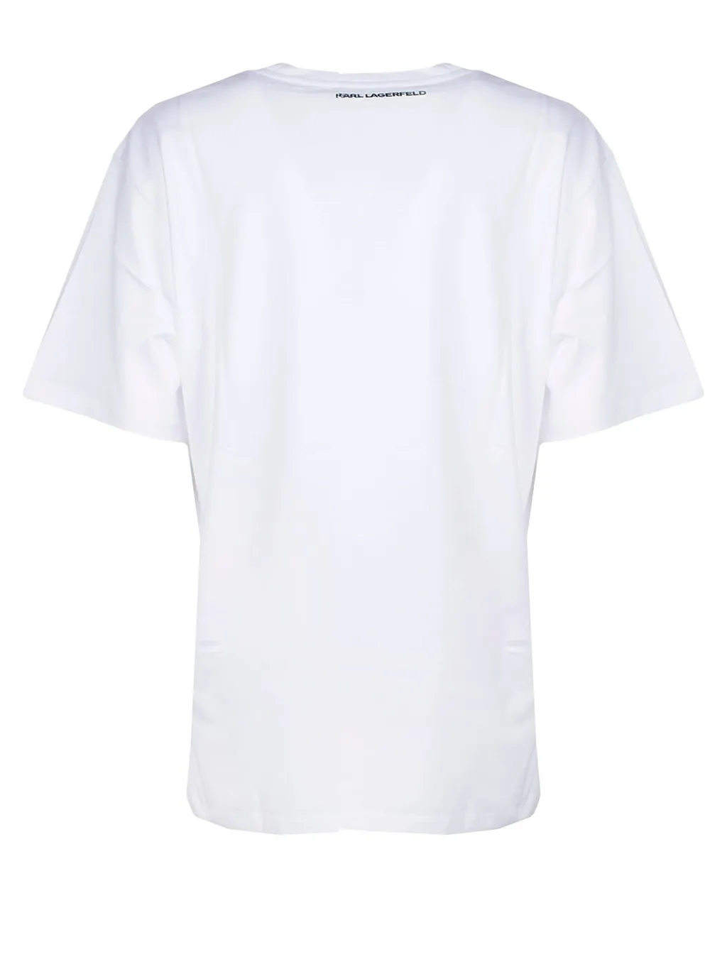 T-Shirt With Cara Karl Print