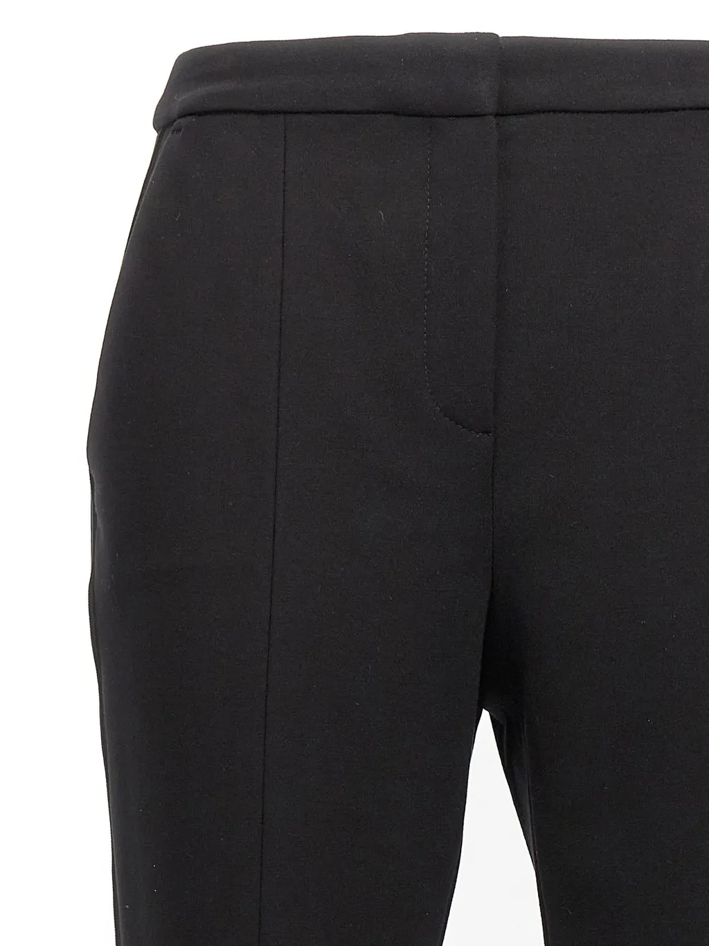 High-Waisted Flared Trousers