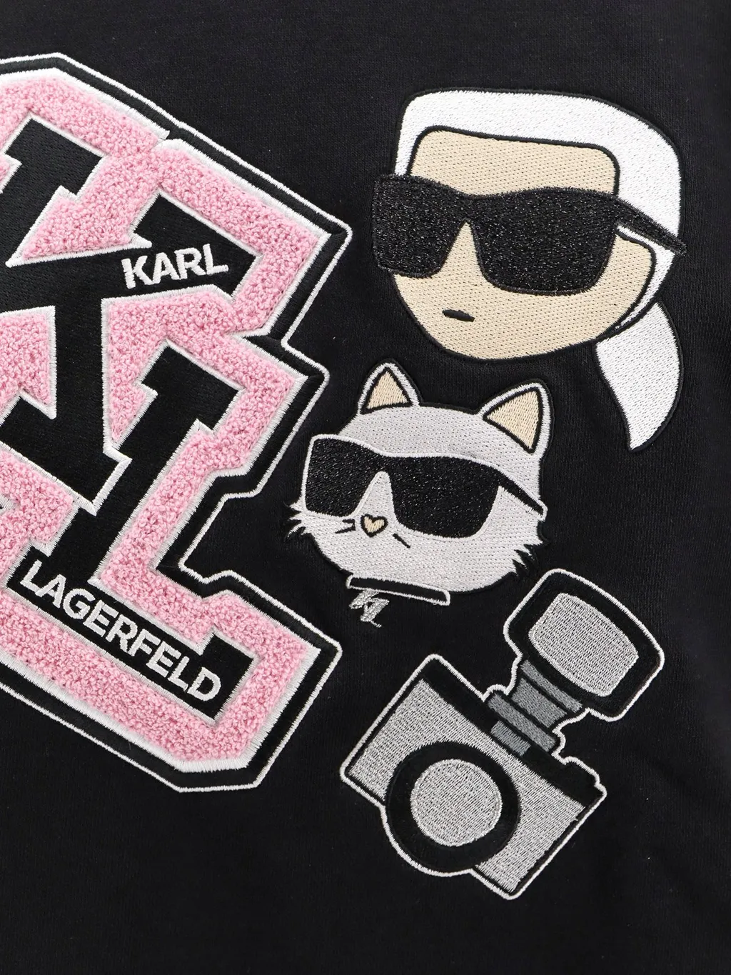 Hoodie With Karl Lagerfeld Graphics