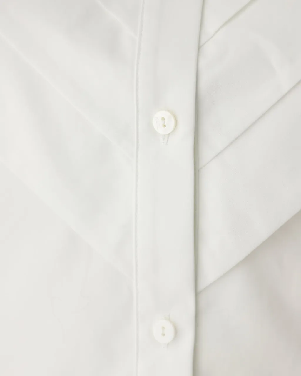 Cropped Shirt With Pleated Detail
