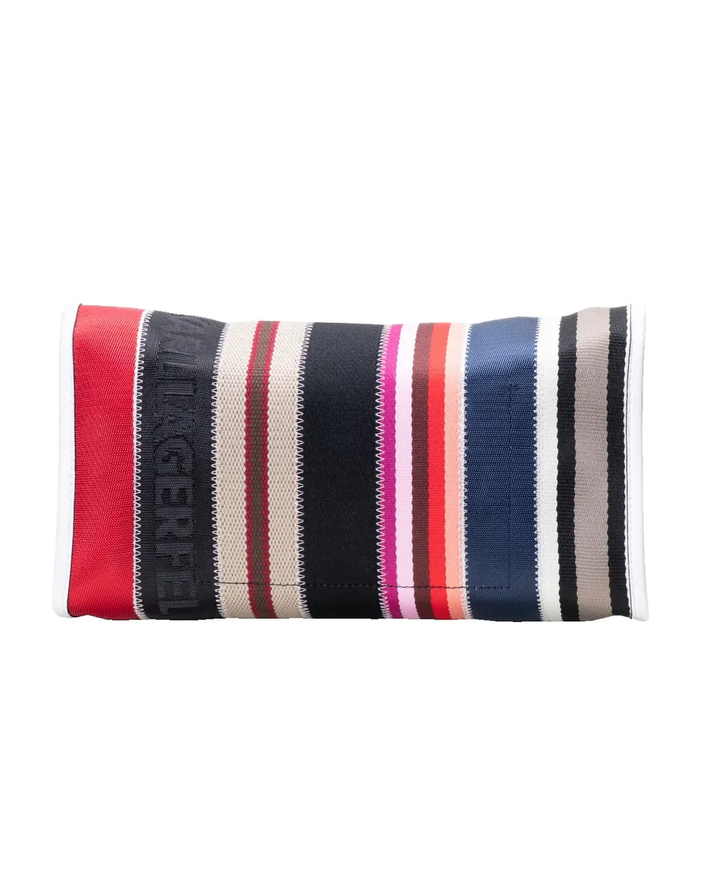 Striped Clutch Bag