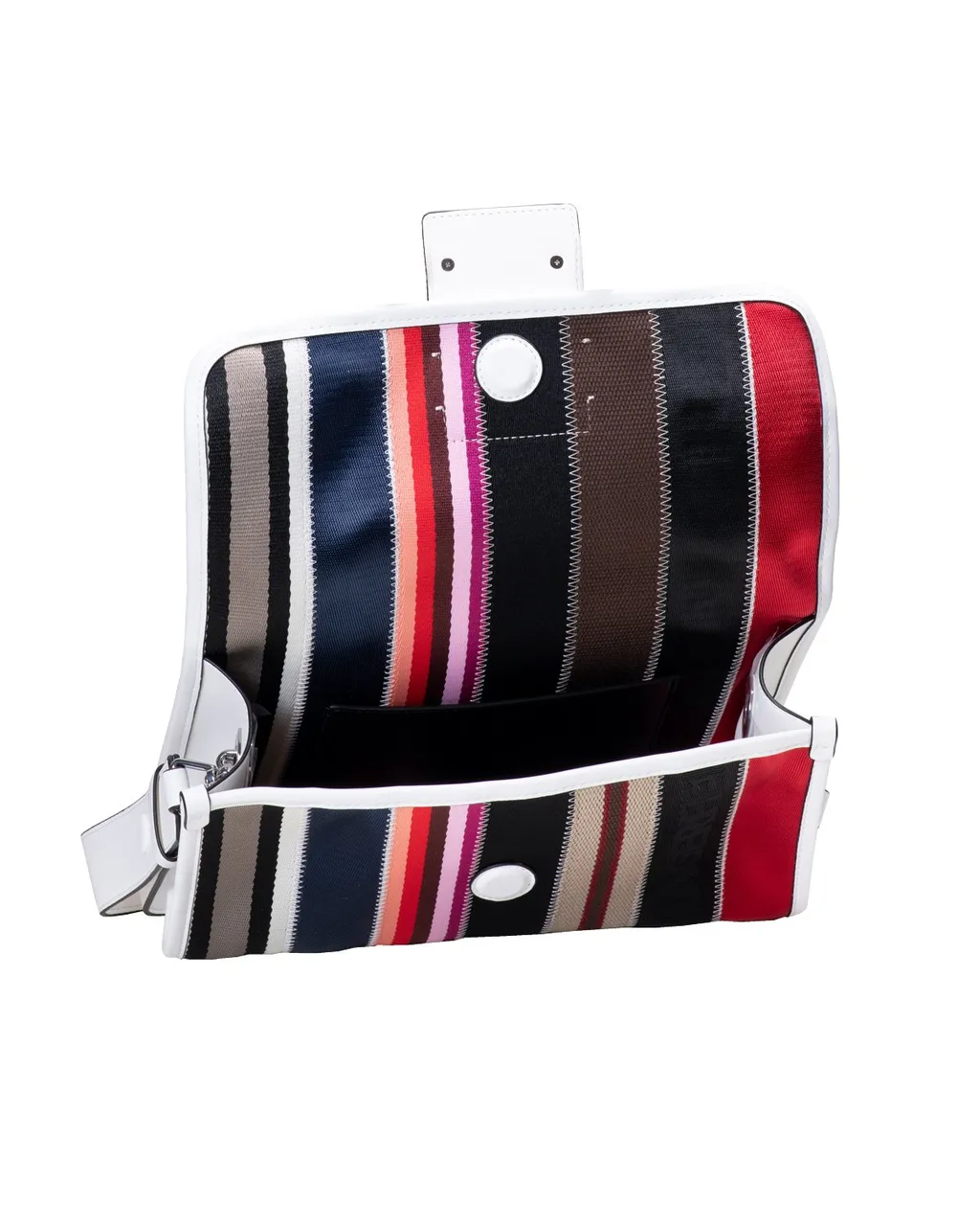 Striped Clutch Bag