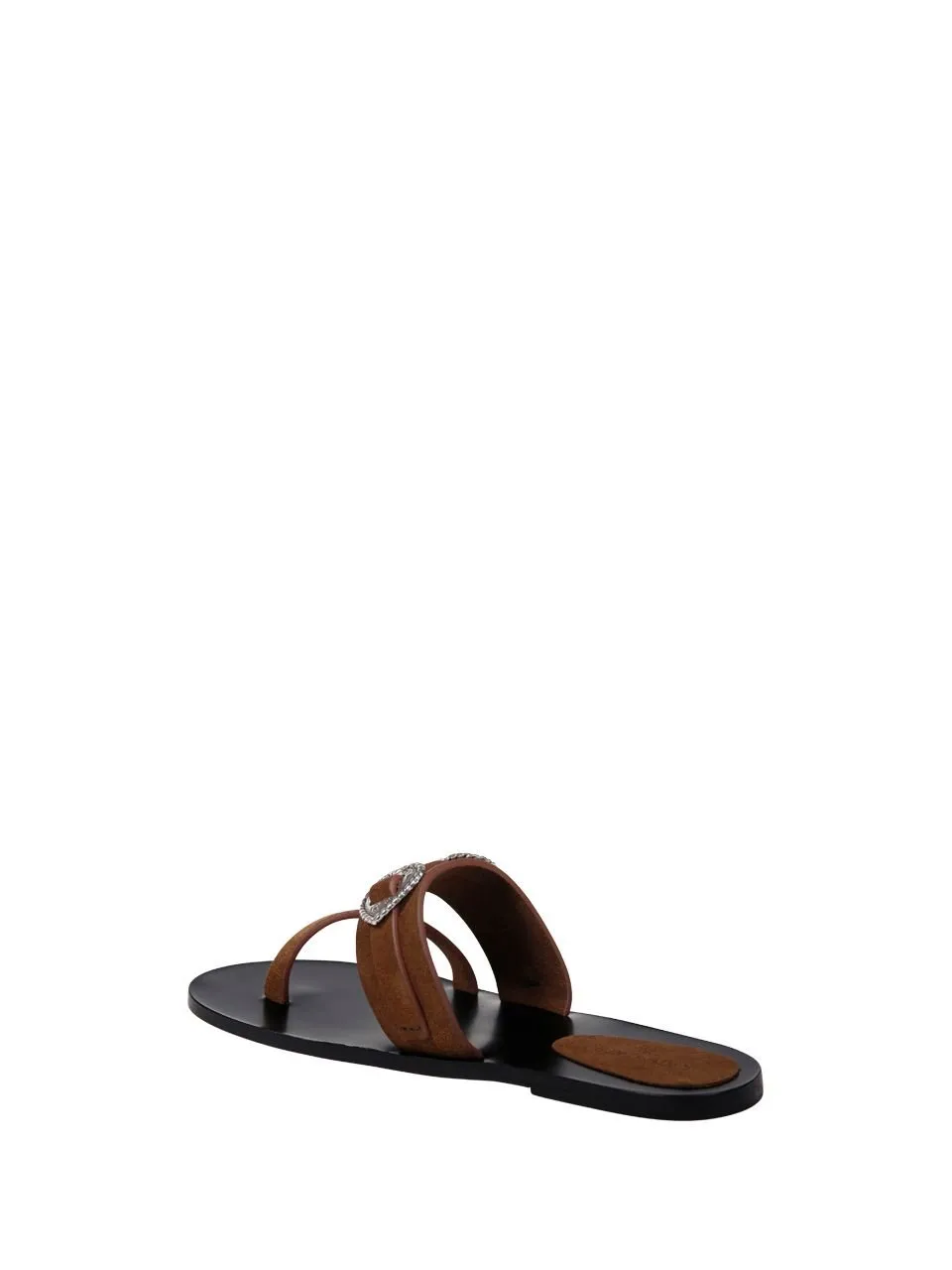 Suede Slide Sandals