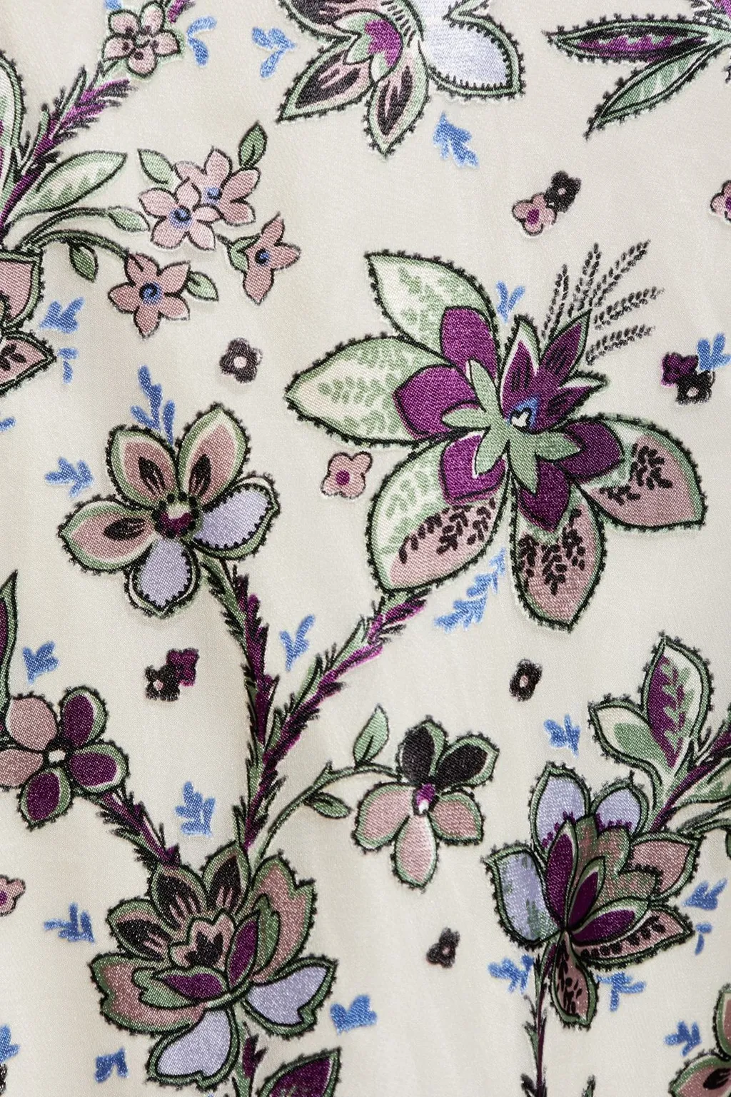 Floral Print A-Line Skirt