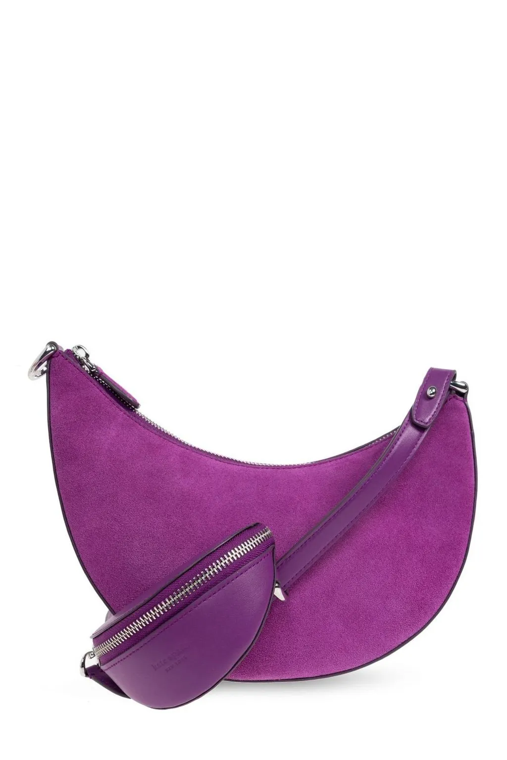 Crescent Shoulder Bag With Pouch