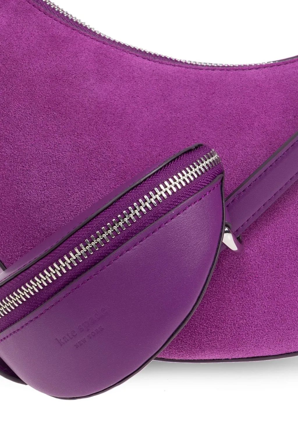 Crescent Shoulder Bag With Pouch