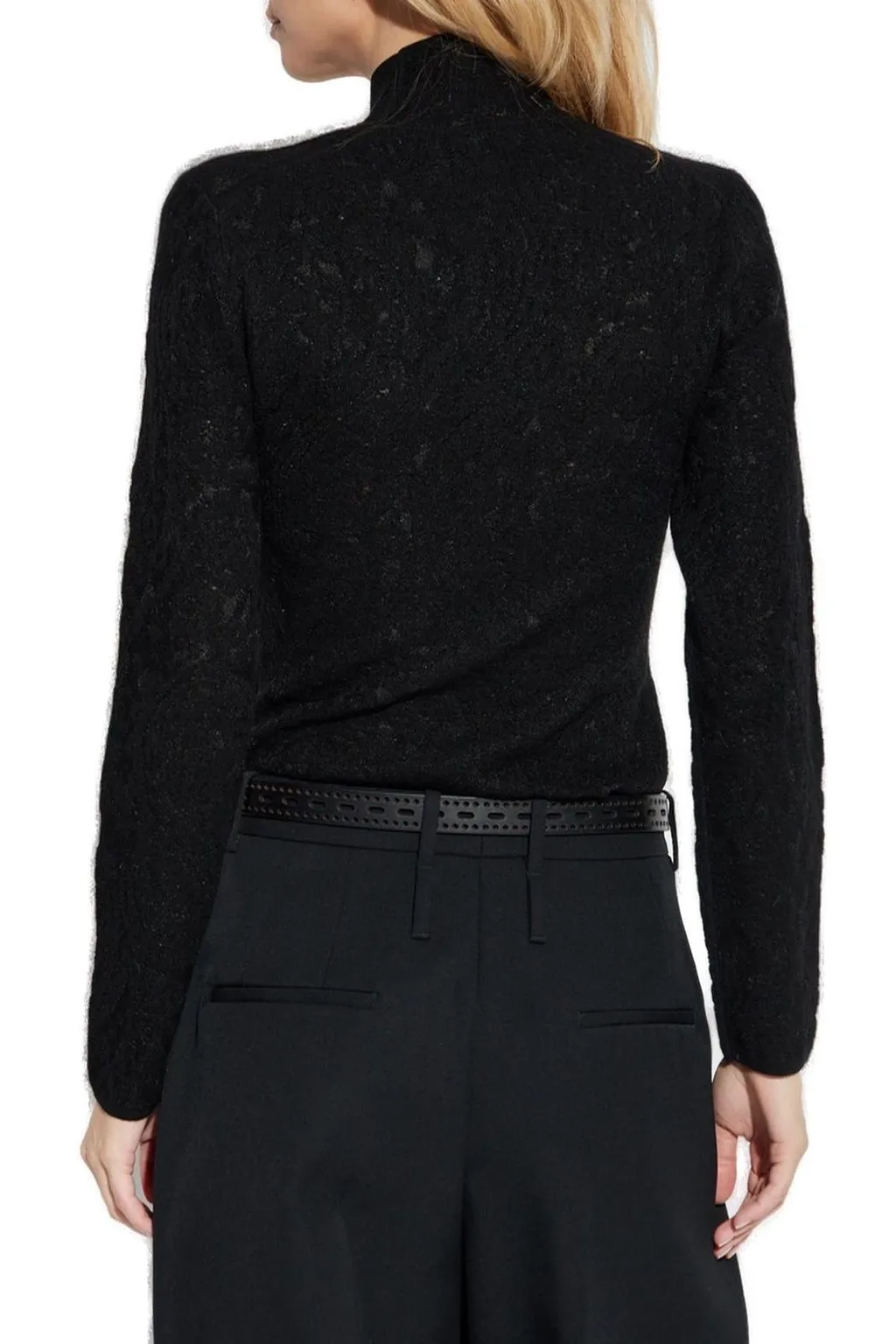 Lace Mock Neck Top