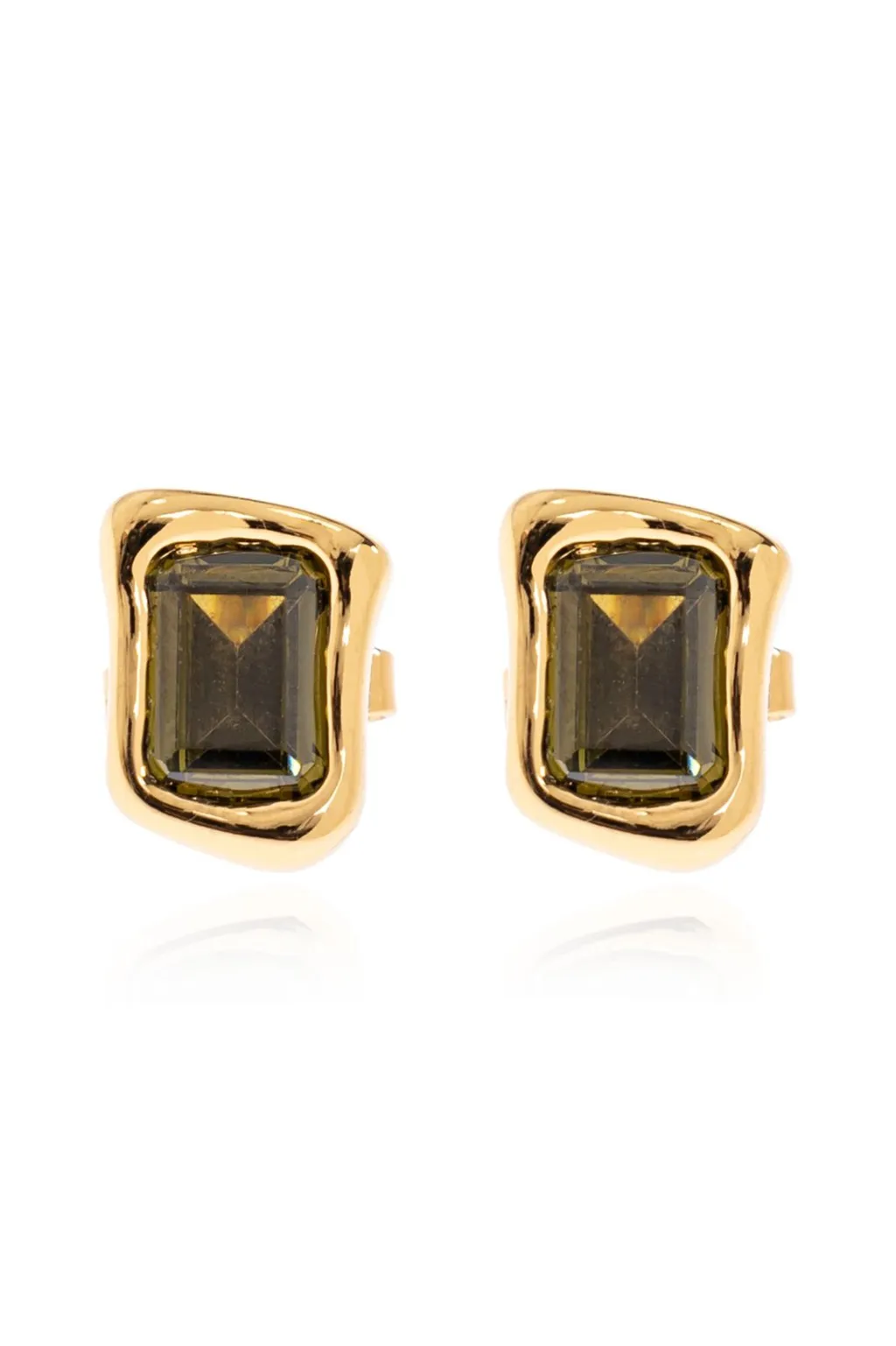 Rectangular Gemstone Earrings