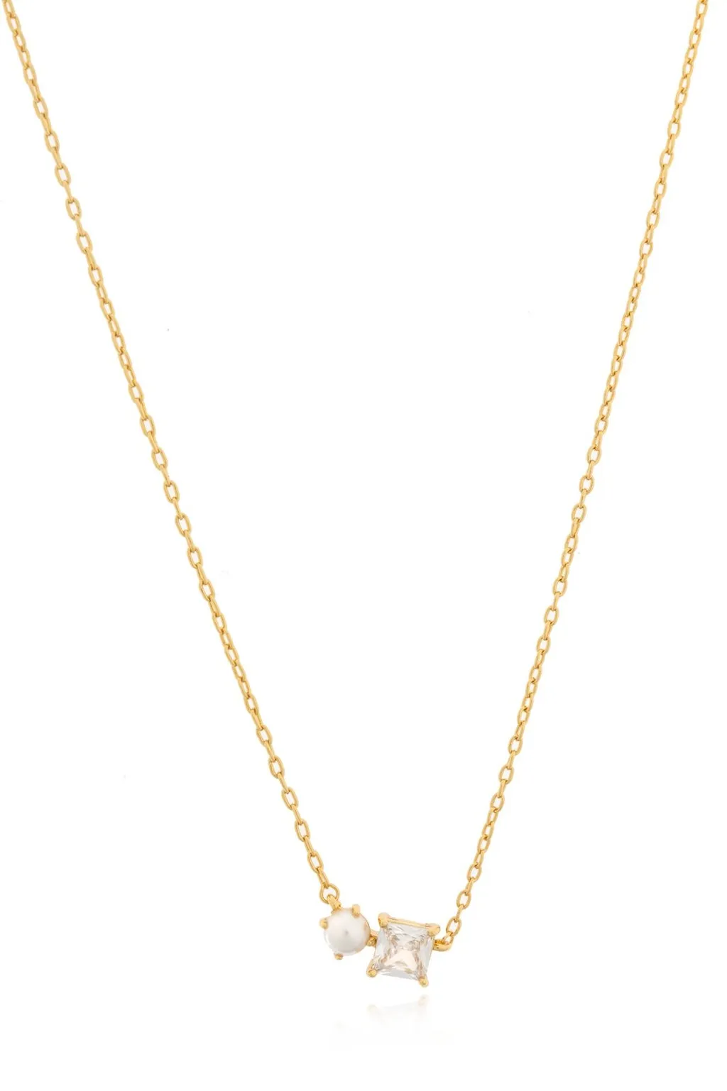 Pearl And Crystal Necklace