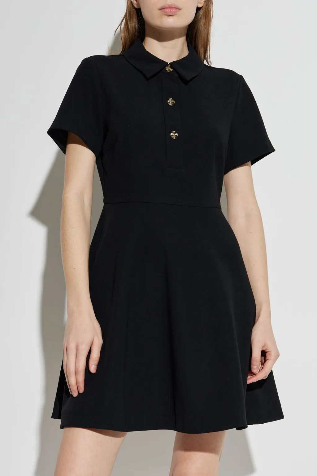 Collared Fit-And-Flare Dress