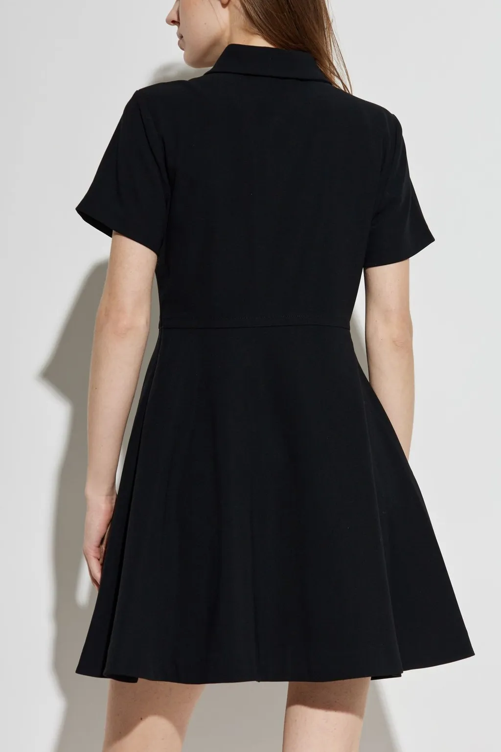 Collared Fit-And-Flare Dress