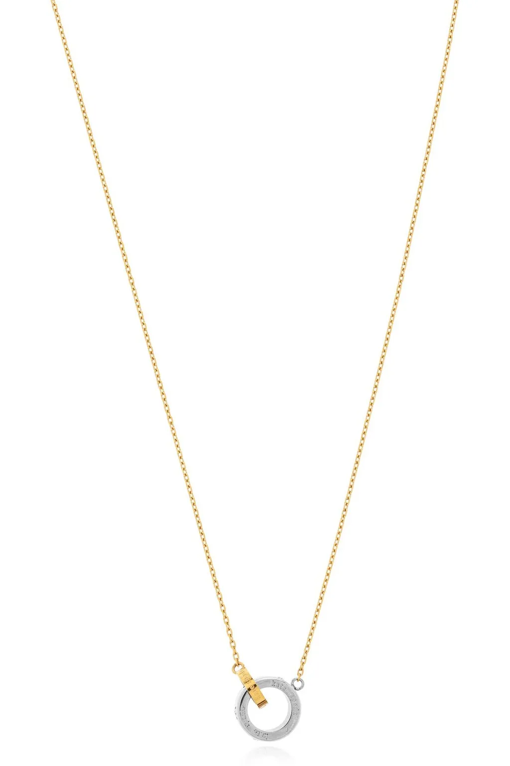 Interlocking Circles Pendant Necklace