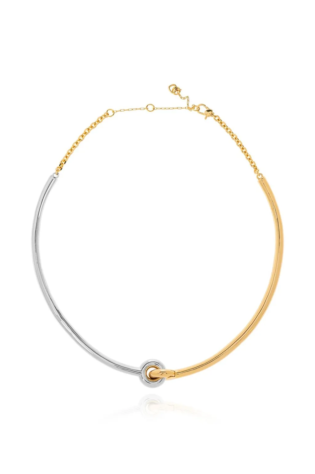 Two-Tone Choker Necklace