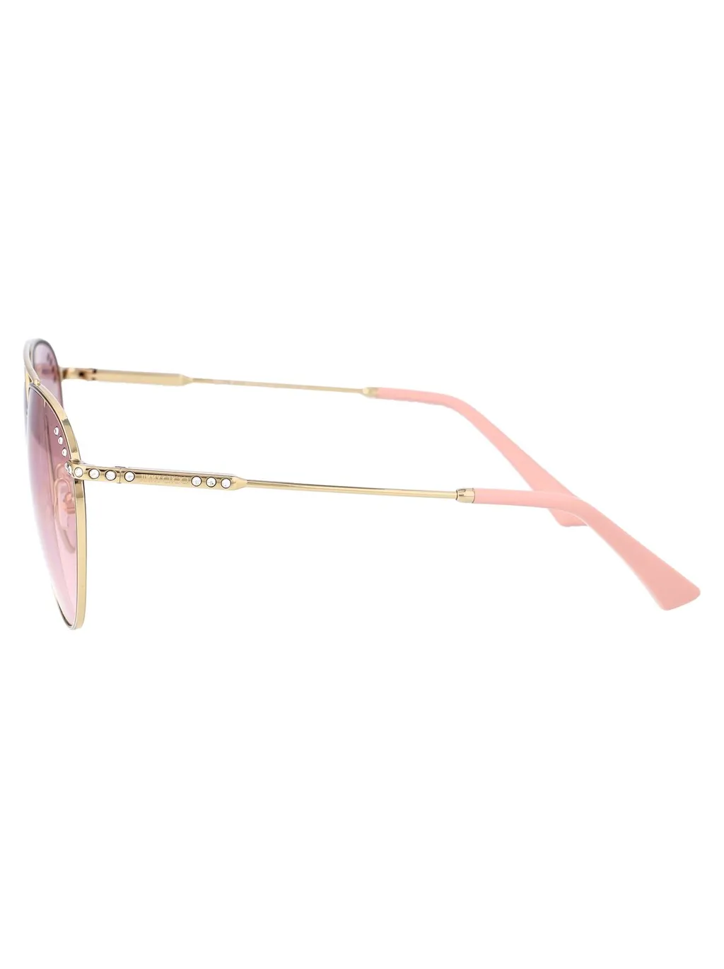 Aviator Sunglasses With Rhinestone Embellishments
