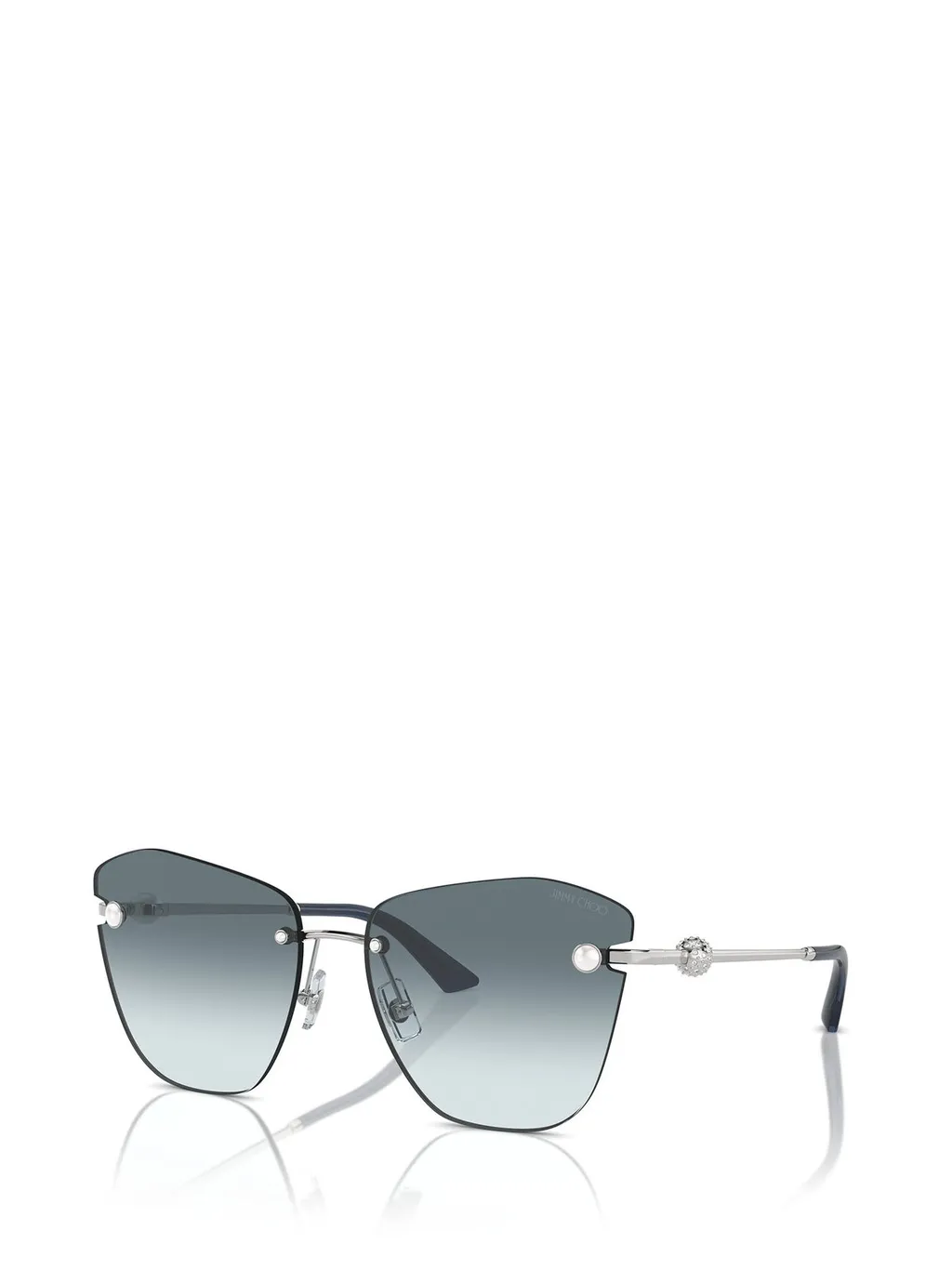 Rimless Cat Eye Sunglasses