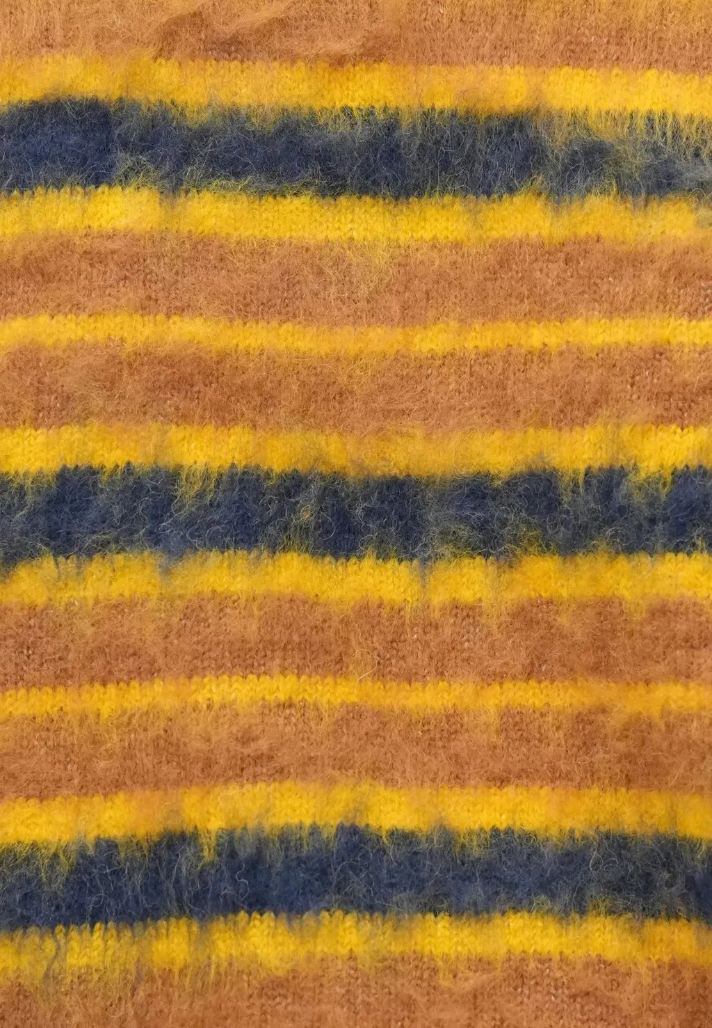 Striped Mohair Blend Sweater